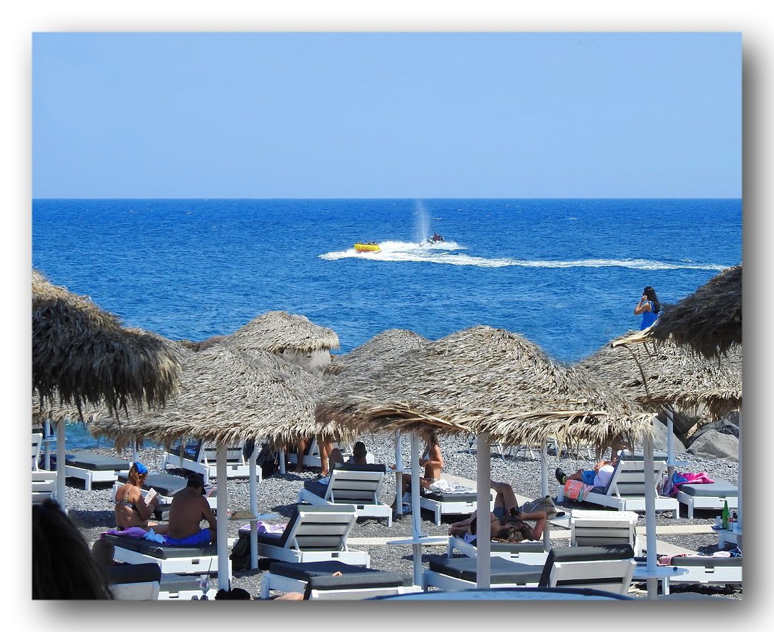 Kamari Beach Santorini