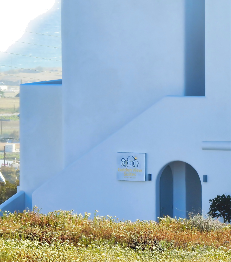 the Glden View Suites in Santorini at Vothonas village 2024